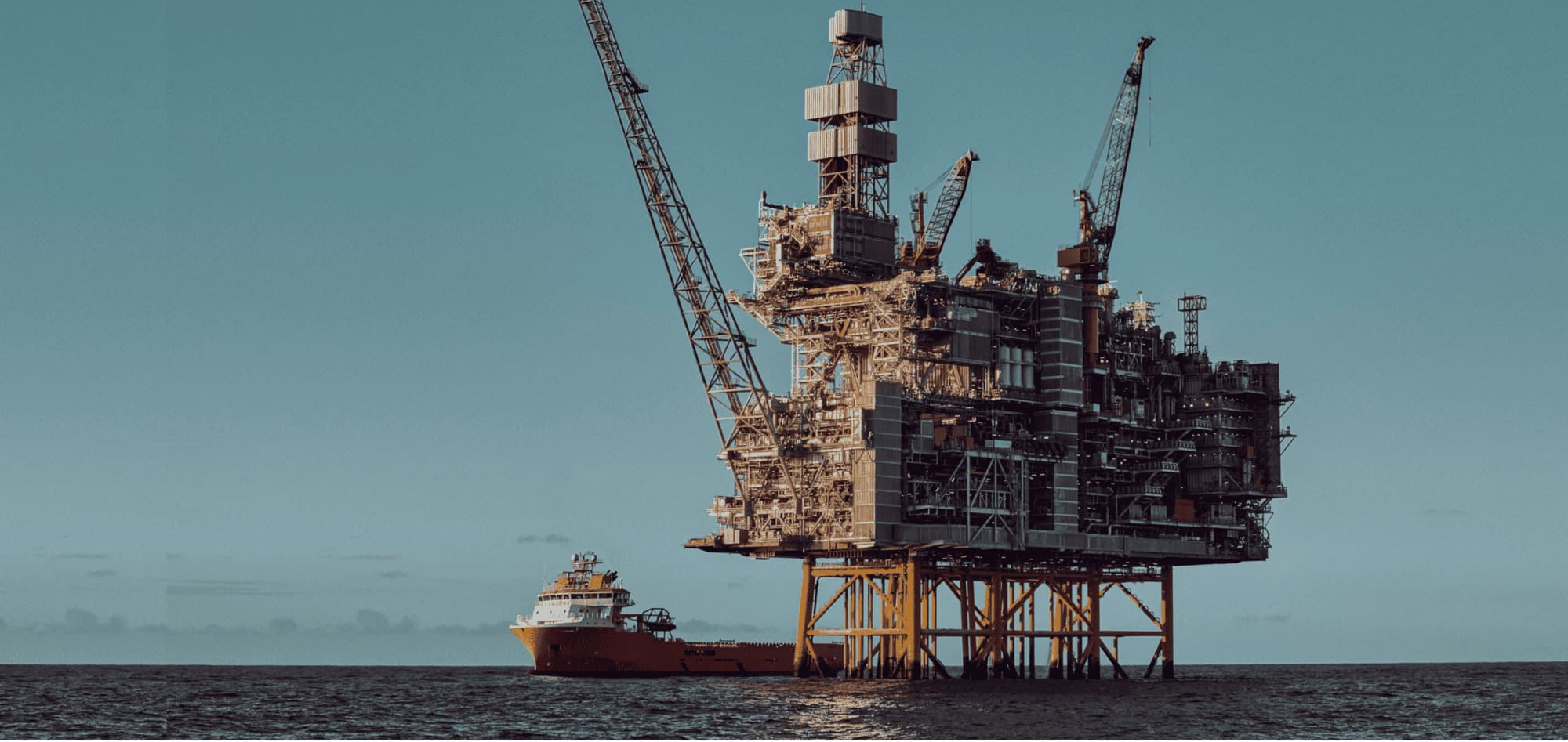 Offshore vessel background